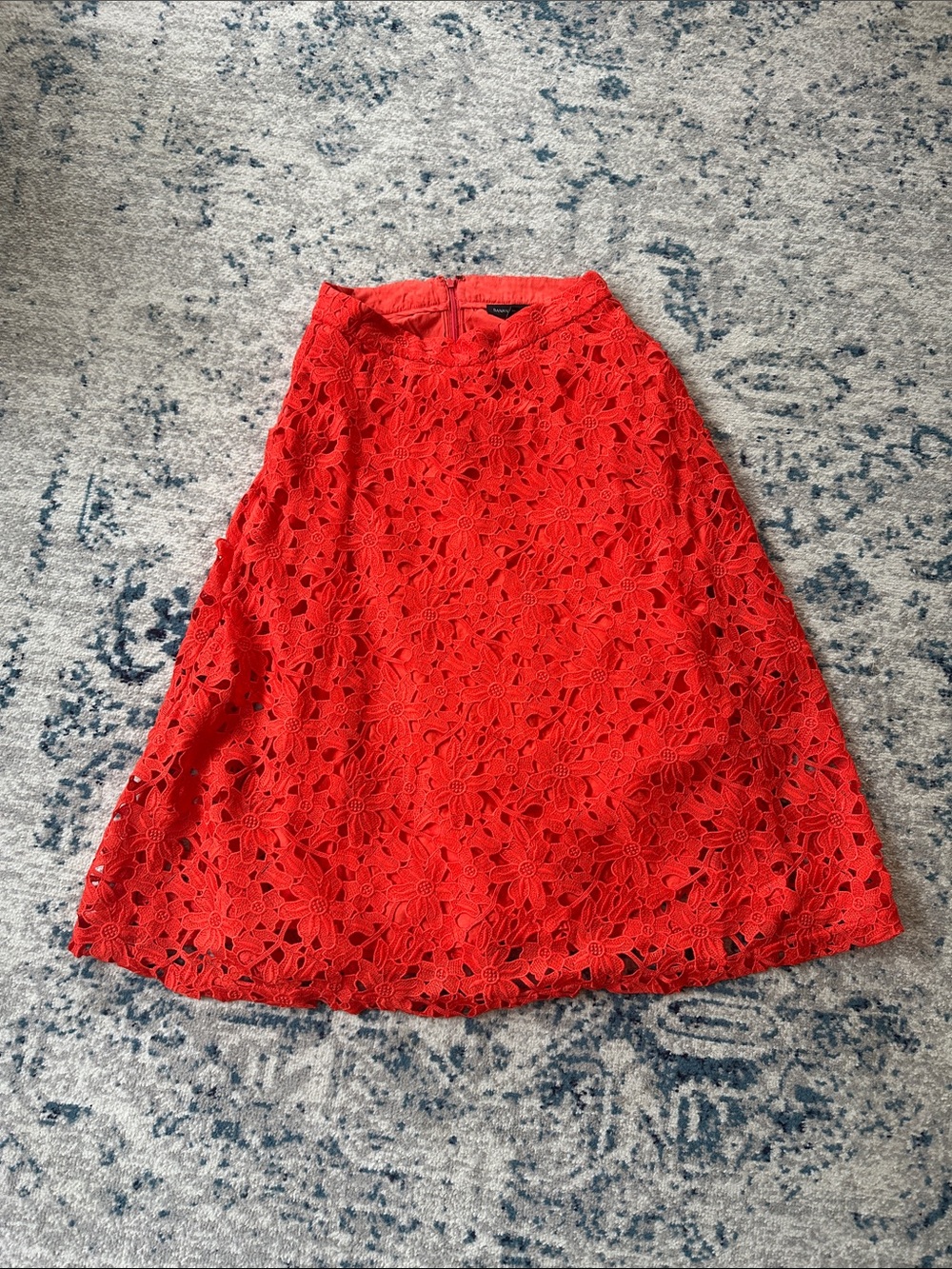Banana Republic Lace Midi Flowing Skirt Sz 2